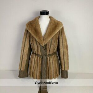 Women's Tan and Brown Jacket